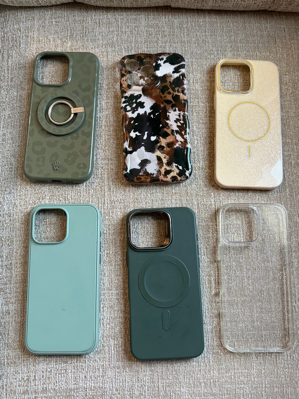 iPhone 16 pro max cases some cases hardly used all for $15